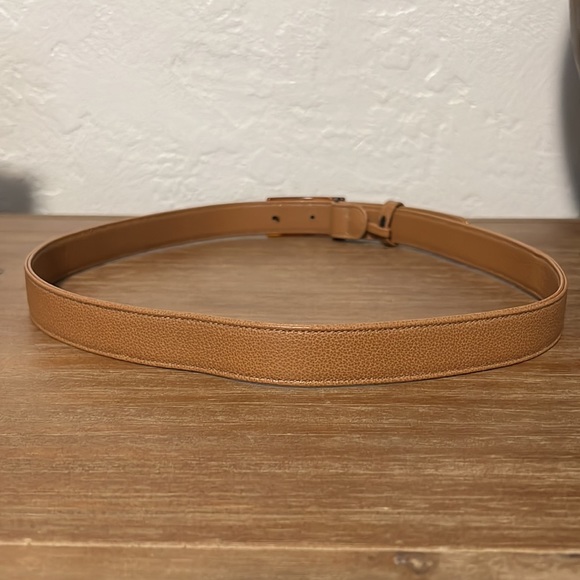 Chanel Brown Tortoise Shell Logo Belt - Picture 8 of 8